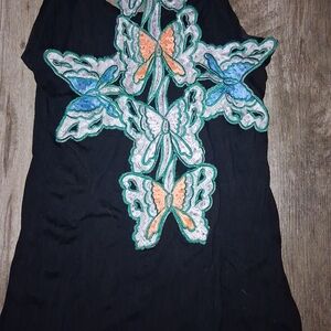 Vintage Mink Butterfly Tank